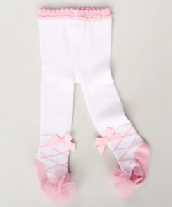 Lovely Spring Baby Tights Cotton Cute Lace Bows Baby Girl Tights Clothes Winter Newborn 0-24M Girls Pantyhose Menina Collant