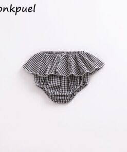 Summer Baby Girls Bloomers Newborn Diaper Cover Baby Pants with Ruffles 0-3 Years Girl Girl Shorts Bottoms Toddler Panties