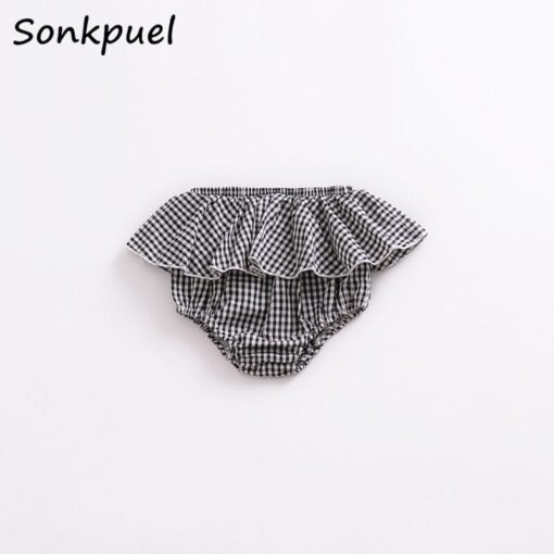 Summer Baby Girls Bloomers Newborn Diaper Cover Baby Pants with Ruffles 0-3 Years Girl Girl Shorts Bottoms Toddler Panties