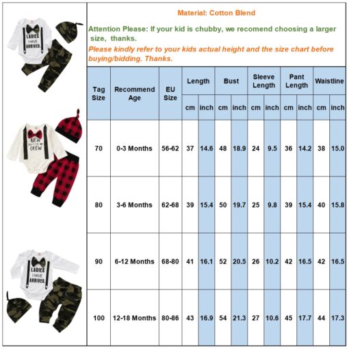 Cute 3PCS Set Newborn Baby Boy Clothes Lovely bowtie kids Cotton Bodysuit Tops Long Pants Hat Outfits Clothes Set 0-18M D30