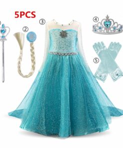 Dress for Girls Kids Christmas Dress Halloween Cosplay Costume Children Birthday Party Clothing Girls Princess Costume