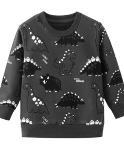 New Arrival Sweaters for Boys Girls Cotton Dinosaurs Tops Long Sleeve Winter Autumn Sweatshirts Animal Children Clothing Kid Top