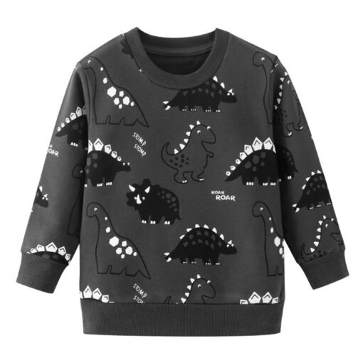 New Arrival Sweaters for Boys Girls Cotton Dinosaurs Tops Long Sleeve Winter Autumn Sweatshirts Animal Children Clothing Kid Top