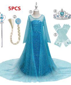 Dress for Girls Kids Christmas Dress Halloween Cosplay Costume Children Birthday Party Clothing Girls Princess Costume