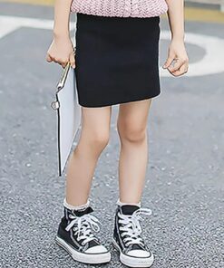 Age 2-12 Years Children's Skirt Baby Toddler Teenage Kids Skirt Knit Clothes School Girls Mini Skirts Bottoms GS57
