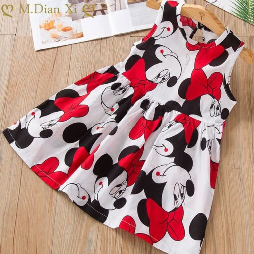 Kids Dresses Girls 2020 New Fashion Sweater Cotton Flower Shirt Short Summer T-shirt Vest Big For Maotou Beach Party Dress