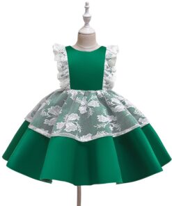Party Princess Dress Children kids clothes 5 colors 3-14yrs Hot Selling Baby Girls Flower sequins Dress High quality new 2020