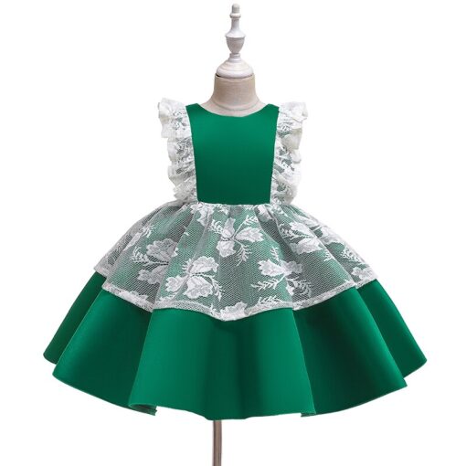Party Princess Dress Children kids clothes 5 colors 3-14yrs Hot Selling Baby Girls Flower sequins Dress High quality new 2020
