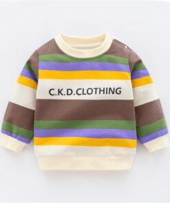 Autumn New Cute Toddler Girl Clothes Fashion Boys Sweatshirt Cartoon Animals Pattern Long Sleeve O Neck Cotton Baby Warm Outfits