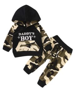 Baby Clothes Boy 6 Months Toddler Boy Winter Clothes Black Long Sleeve Hoodie Gray Plaid Print Cartoon Dinosaur Baby Boy Outfits
