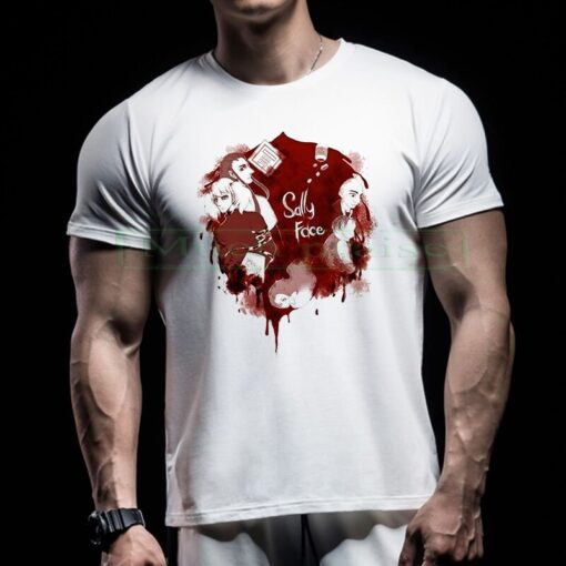 Game Sally Face t shirt Men/women Fashion Harajuku Summer T-shirt 2020 boys/girl Cotton Hip Hop Sally Face Men's Tops Tees