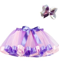 2020 Summer Colorful Pettiskirt Children Party Girls Skirt Kids Birthday Mini tutu Skirt Toddler Girls Unicorn Skirt Clothing