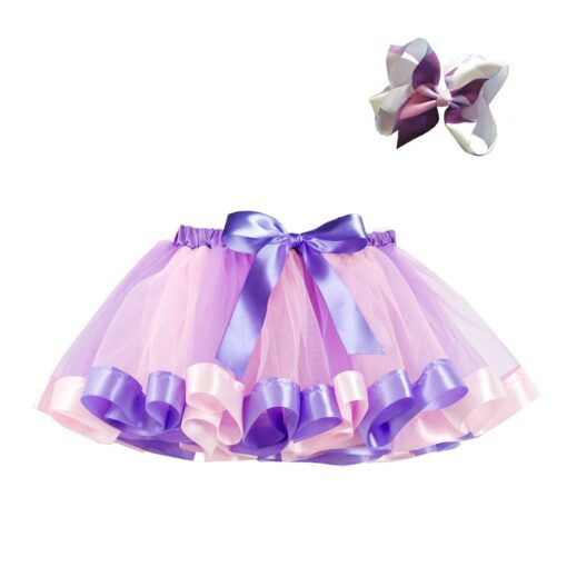 2020 Summer Colorful Pettiskirt Children Party Girls Skirt Kids Birthday Mini tutu Skirt Toddler Girls Unicorn Skirt Clothing