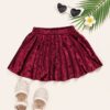 Micol Emilly Fashion Short Kilts Suede Skirts Princess Skirt for 1-7 Years Old Baby Girls Winter Autumn Spring