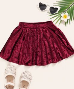 Micol Emilly Fashion Short Kilts Suede Skirts Princess Skirt for 1-7 Years Old Baby Girls Winter Autumn Spring