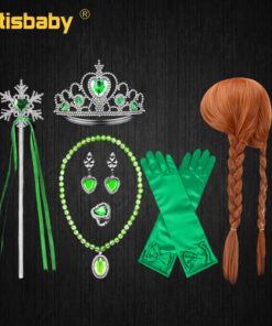 Infant Girl Christmas Dress Children's Party Anna Dress Carnival Costumes for Girls Disguise Child Elsa Anna Costume Elza Dress
