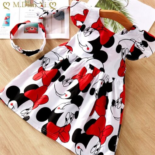 Kids Dresses Girls 2020 New Fashion Sweater Cotton Flower Shirt Short Summer T-shirt Vest Big For Maotou Beach Party Dress