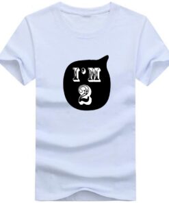 I'm 1 2 3 4 5 6 years birthday kids t shirt boys girls cotton print t shirt party short sleeve baby O-neck tshirt boy girl tops