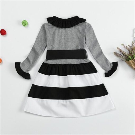 Dot Long Sleeve Dress For Girls Clothing Baby Girl Clothing Teenager School Daily Wear Kids Casual Clothes Vestido Infantil 8T