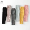 Autumn Baby Boys Girls Leggings Toddler Ribbed Pp Pants Kids Trousers Solid Color Little Boy Harem Casual Cotton Bottoming Pant