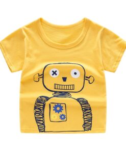 HIPAC 10%OFF Children's Short Sleeve T-shirt Cotton T-shirts Boy Kid Boys And Girls Tops Shirts Children's Tshirt
