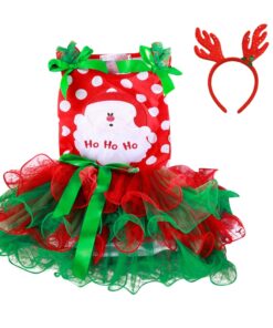 Fancy New Year Baby Girl Carnival Santa Dress For Girls Summer Mouse Christmas Children Clothing Party Tulle Kids Costume