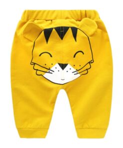 Boys Leggings Newborn Cartoon Pants Child Boy Girl Bottom Kids Girls Cute Harem Long Pants Loose Trouser Cotton Sweatpants 0-4Y