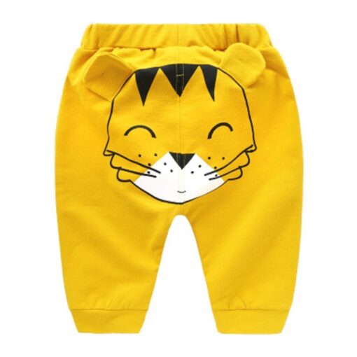 Boys Leggings Newborn Cartoon Pants Child Boy Girl Bottom Kids Girls Cute Harem Long Pants Loose Trouser Cotton Sweatpants 0-4Y
