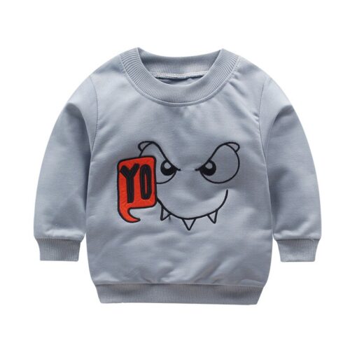 12M-5T Kids Sweatershirts Toddler Boys Girls Velet Sweatshirt Autumn Winter Warm Pullover Cotton Hoodies Children Outwear Tops