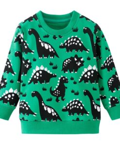 New Arrival Sweaters for Boys Girls Cotton Dinosaurs Tops Long Sleeve Winter Autumn Sweatshirts Animal Children Clothing Kid Top