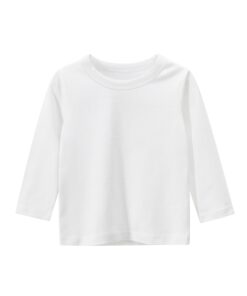 100% Cotton Long Sleeves Kids T Shirt Boys Girls Toddler Infant Baby Clothing Casual T-Shirts Tops Tees Shirt Child Clothes