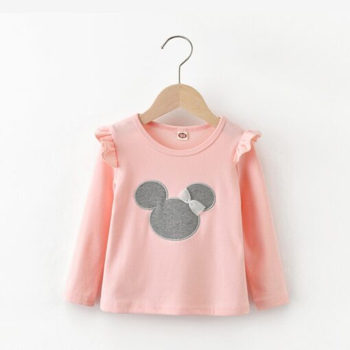 Child Little Baby Girls Clothes T-Shirt Cartoon Mouse Tees Tops New Year 2020 Kids TShirt Spring Cotton Soft Long Sleeve Outfits