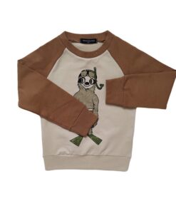 EnkeliBB Child Boys Autumn Winter Sweatshirt Fashion Brand Design Kids Long Sleeve Tops Toddler Boys Clothes For Winter Monkey