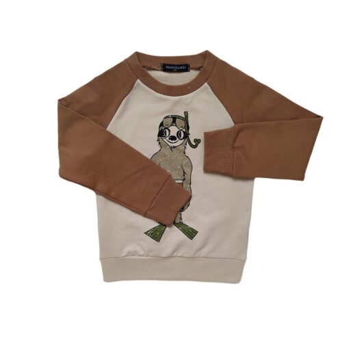 EnkeliBB Child Boys Autumn Winter Sweatshirt Fashion Brand Design Kids Long Sleeve Tops Toddler Boys Clothes For Winter Monkey