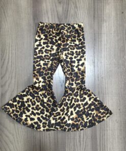 Girlymax fall/winter baby girls children clothes cotton black wine mustard solid color ruffles bell-bottoms pants