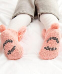 NEW Cute Newborn Baby Socks Plush Bunny Ear Winter Socks For Baby Girls Baby Christmas Floor Socks Baby Girl Clothes Accessories