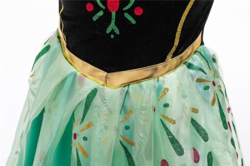 Infant Girl Christmas Dress Children's Party Anna Dress Carnival Costumes for Girls Disguise Child Elsa Anna Costume Elza Dress