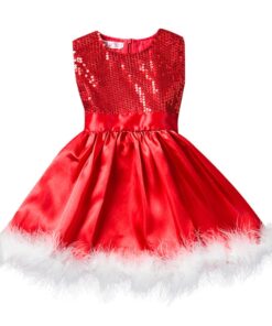 Fancy New Year Baby Girl Carnival Santa Dress For Girls Summer Mouse Christmas Children Clothing Party Tulle Kids Costume