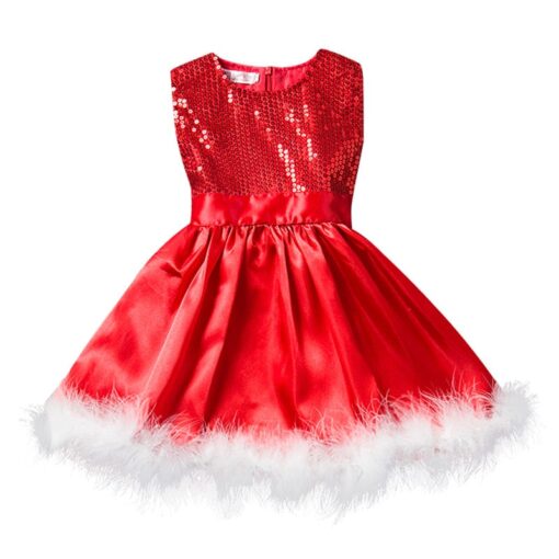 Fancy New Year Baby Girl Carnival Santa Dress For Girls Summer Mouse Christmas Children Clothing Party Tulle Kids Costume