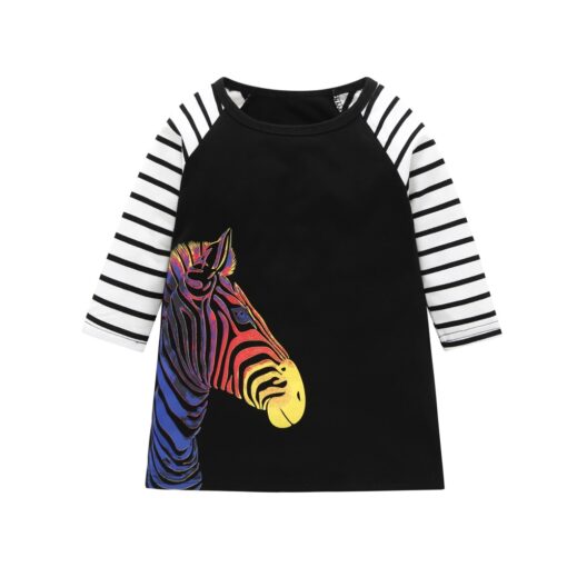 1-7 Years Kids Girl Dress Toddler Baby Long Sleeve Dresses Summer Children Clothing Girls Cotton Princess Dress Kid Tops Outfits