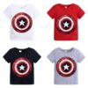 Changing Color and Pattern Switchable Sequins Boys TShirts Kid Fashion Marvel Hero T Shirt Children Top Clothes Summer