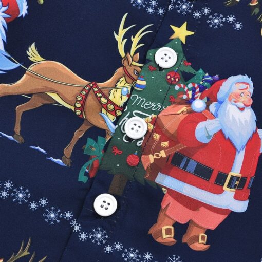 Autumn Baby Boy Short Sleeve Christmas Cartoon Print T-Shirts Kids Tops Casual Blouse 1-6Y T-Shirts