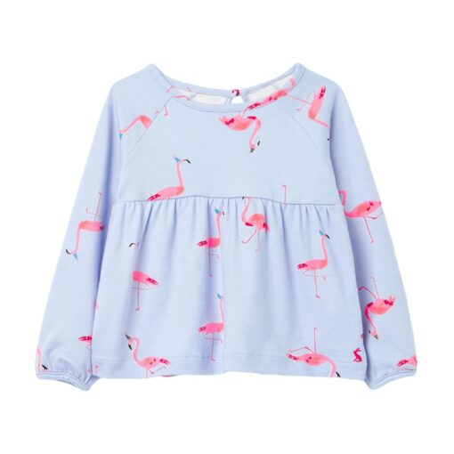 Little maven Girls Long Sleeve Shirts Animal Flamingo Children Girls Tops Tees T-Shirts Baby Kids Clothes Little Girls Shirts