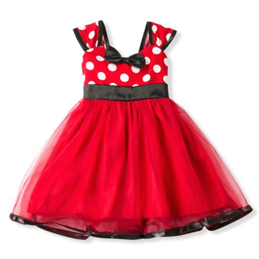 Fancy New Year Baby Girl Carnival Santa Dress For Girls Summer Mouse Christmas Children Clothing Party Tulle Kids Costume