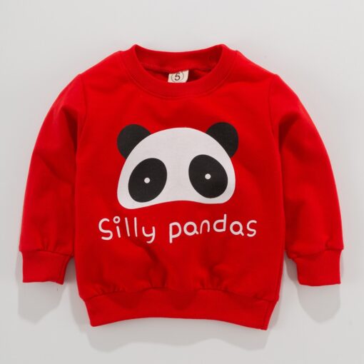 2020 Baby Boys Sweatshirts Winter Spring Autumn Pullover Children Hoodies Panda Long Sleeves Sweater Kids T-shirt Jacket#P30