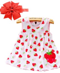 Kids Dresses Girls 2020 New Fashion Sweater Cotton Flower Shirt Short Summer T-shirt Vest Big For Maotou Beach Party Dress