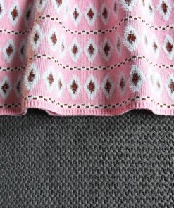 Girls Autumn Dress 2020 New Winter Baby Kids Knitted Bottoming Ladies National Jacquard Long-Sleeved Stretch Slim Sweater Dress
