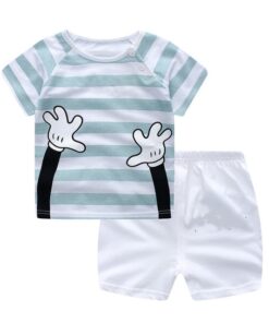 Unni-yun Casual Baby Kids Sport Clothing Plaid Lion Clothes Sets for Boys Costumes 100% Cotton Baby Clothes 6M -4 Years Old