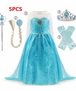 Dress for Girls Kids Christmas Dress Halloween Cosplay Costume Children Birthday Party Clothing Girls Princess Costume
