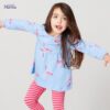 Little maven Girls Long Sleeve Shirts Animal Flamingo Children Girls Tops Tees T-Shirts Baby Kids Clothes Little Girls Shirts